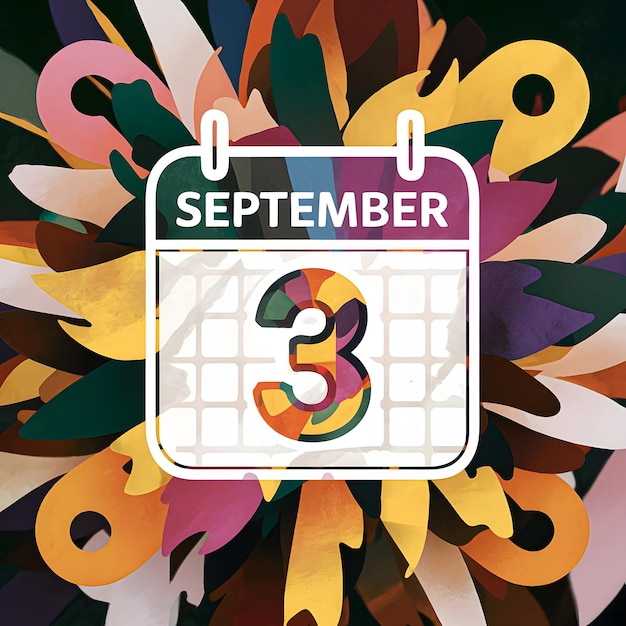 September 3 calender icon