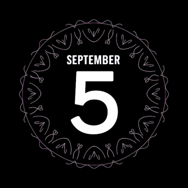 Photo september 5 calender icon