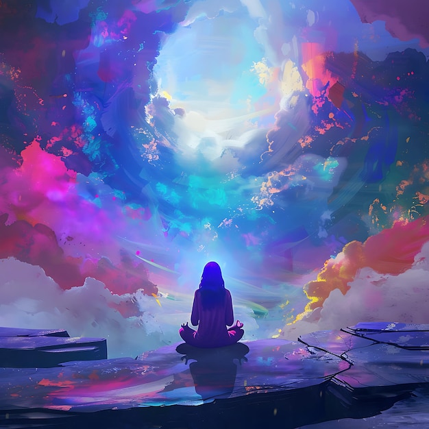 Serene Aether Dreamscape Perfect YouTube Meditation Background