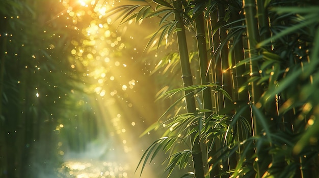 Serene Bamboo Forest