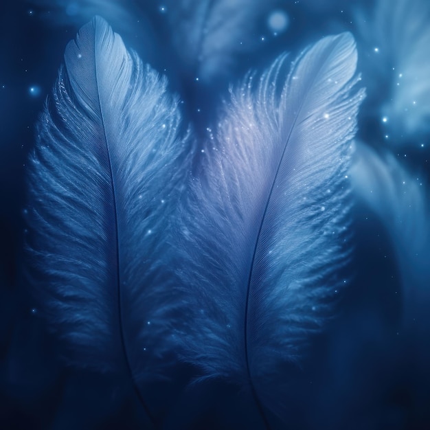 Photo serene featherthemed background ideal for creating a calm and gentle ambiance aar 169 stylize 750 v 61 job id 868df9ac15d24f9dafdde6465980af7e