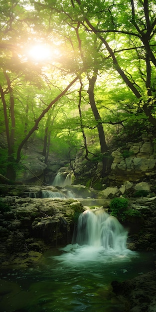 Serene Forest Stream