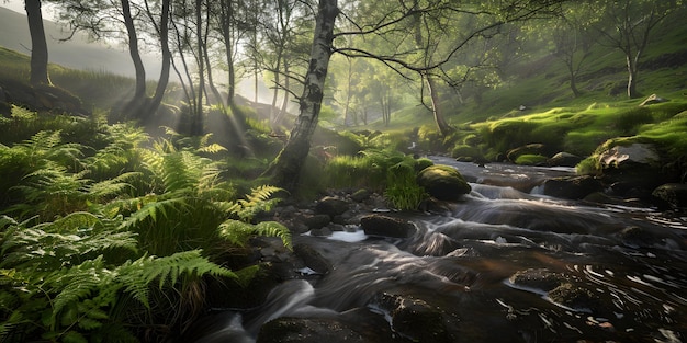 Serene Forest Stream