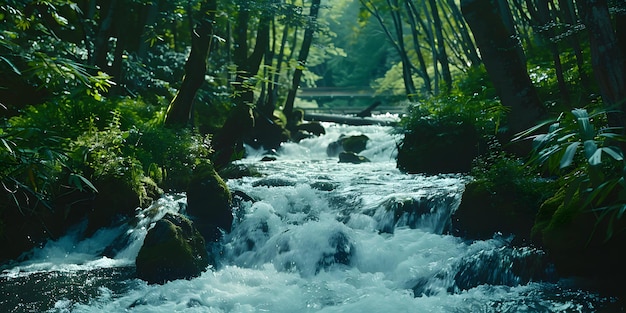 Serene Forest Stream