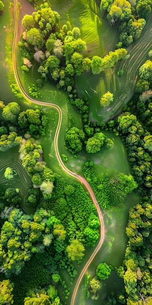 Serene Forest Walkway