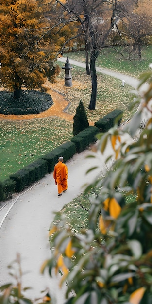 Serene Garden Path