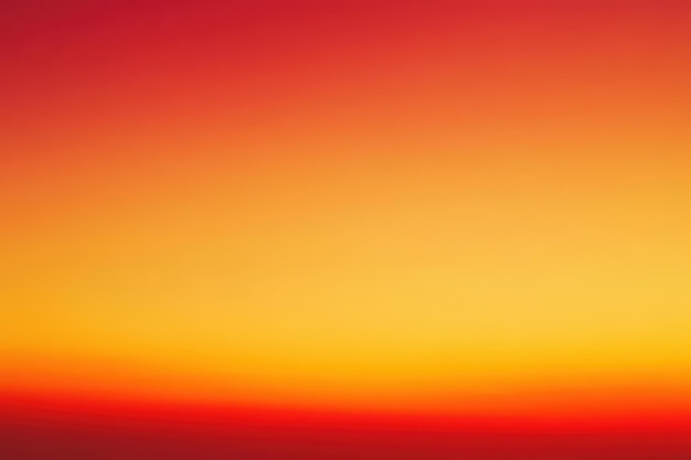 Photo a serene gradient of warm colors depicting a sunset sky