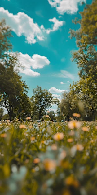 Serene Green Forest