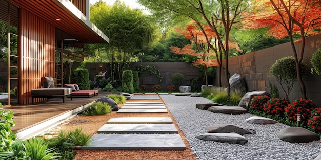 A Serene Japanese Garden Retreat