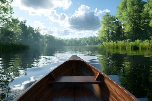 Serene Lake Journey