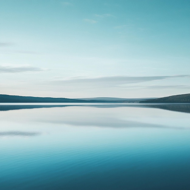 Serene Lake Reflection in Mountain Landscape