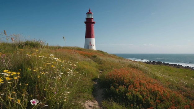 Serene Lighthouse Landscape