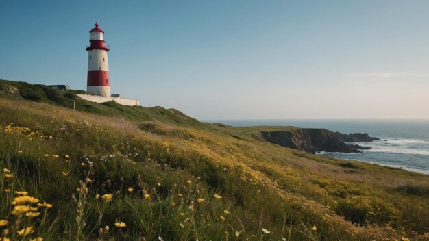 Serene Lighthouse Landscape