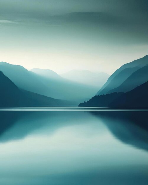 Serene Mountain Lake