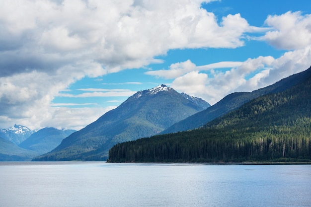 Serene scene by the lake in Canada