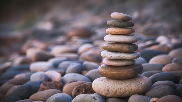 Serene Stone Stack