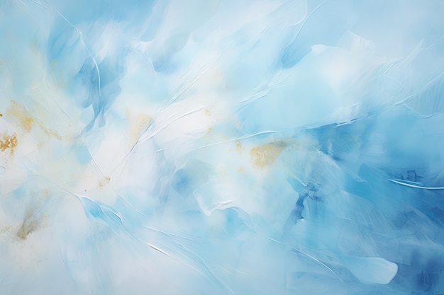 Serene Wonders A Mesmerizing Pastel Blue Abstract with Nature's Touch