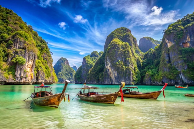 Serenity in Maya Bay Exploring Thailands Tropical Beach