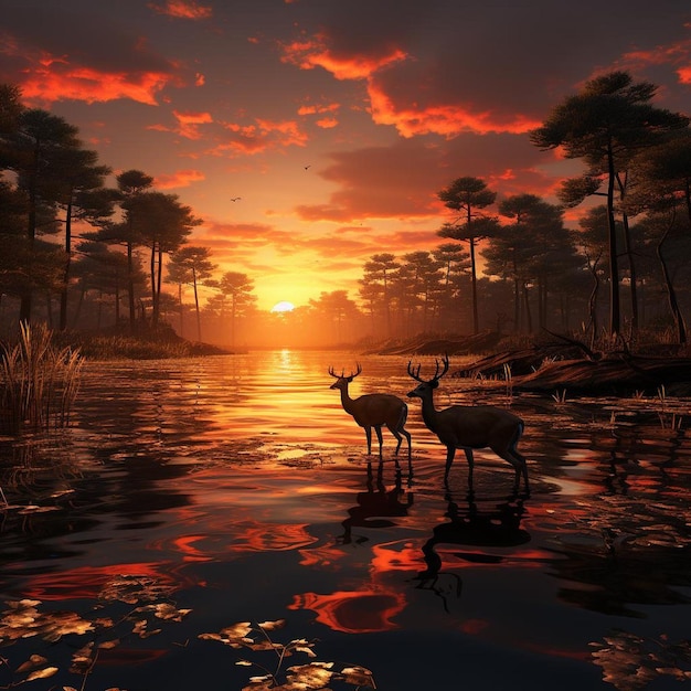 Serenity in the Savannah World wildlife day image