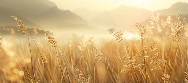 Serenity in Shades Sunlit Grasses