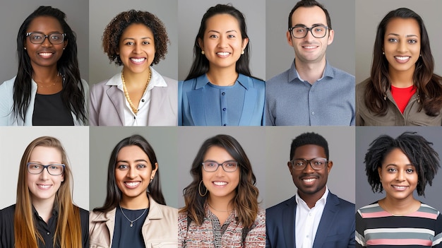 series of headshots capturing the resilience and determination of frontline workers