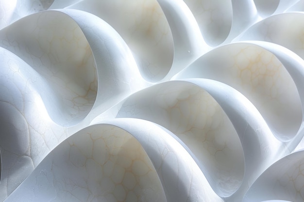 A series of soft pillowy forms abstracted from circles and ovals layered over one another