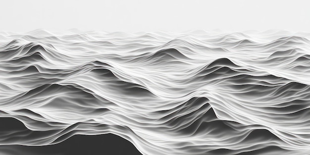 a series of waves created by the artist