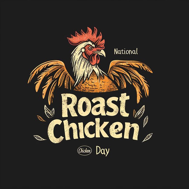 serif font text that says National Roast Chicken Day