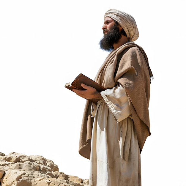 sermon at mount of beatitudes in judean desert christian worship captured in a photo concept