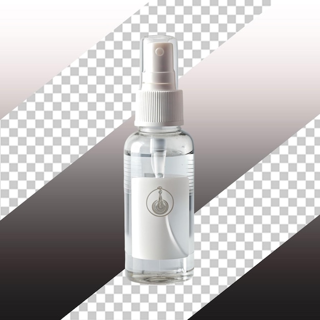 Serum bottle isolated on transparent background