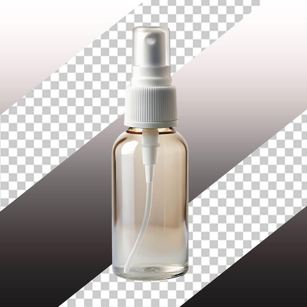 Serum bottle isolated on transparent background