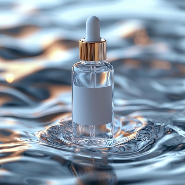 Photo serum bottle