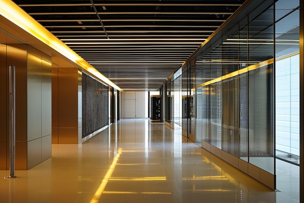 server room in a data center