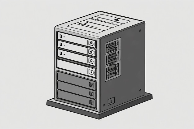 Server Vector Icon Computer and Hardware Iconset