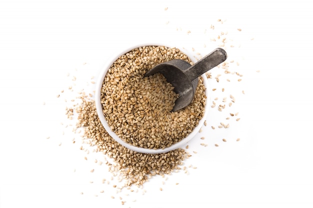 Sesame seeds in bowl