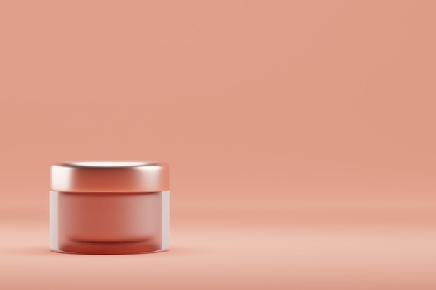 Set Blank cosmetic packaging mock up