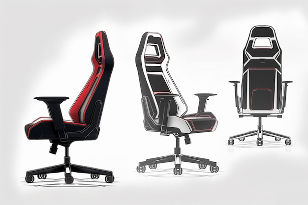 A set of chairs for the pro series