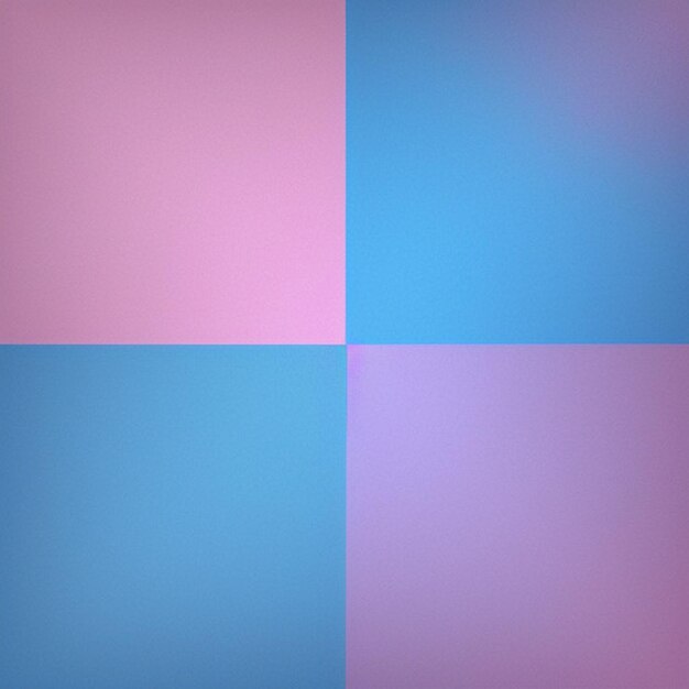 a set of four square blue and pink squares with one pink and blue