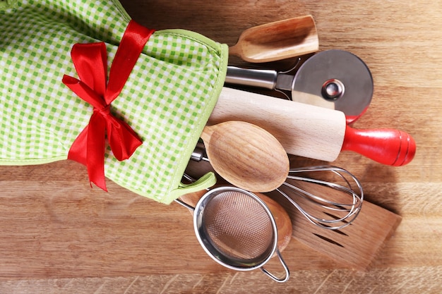 Set of kitchen utensils