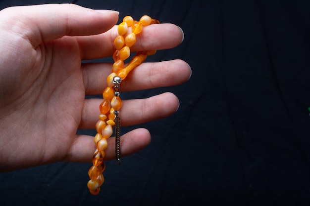 Set of praying beads of a color