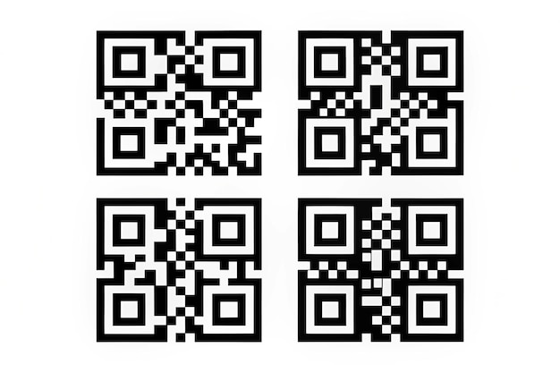 Photo set of qr code for your design