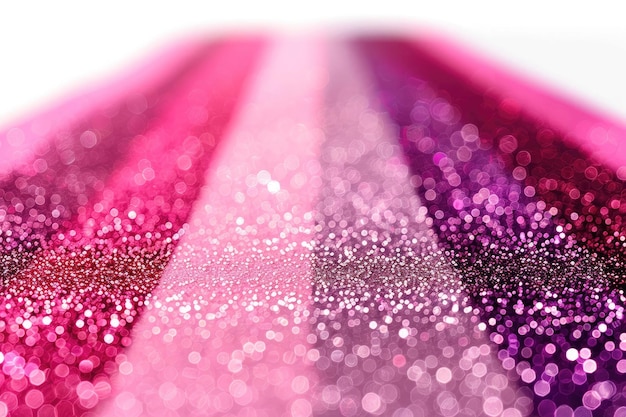 Photo set of shimmering glitter fabrics with iridescent