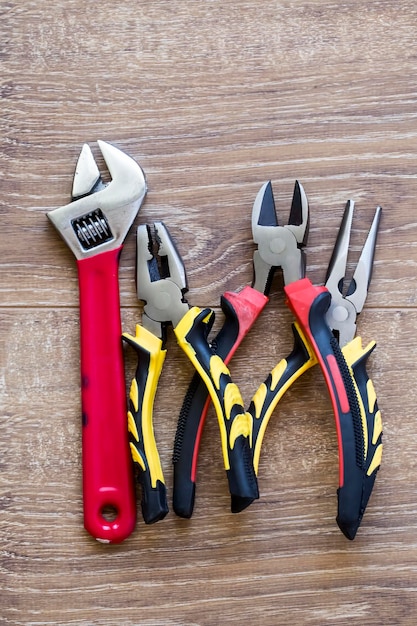 Set of tools, Many tools isolated on white background.