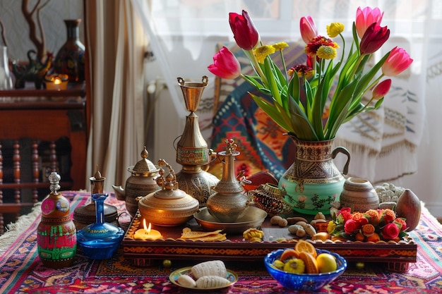 Set up HaftSeen and other Nowruz symbolic items in generative ai