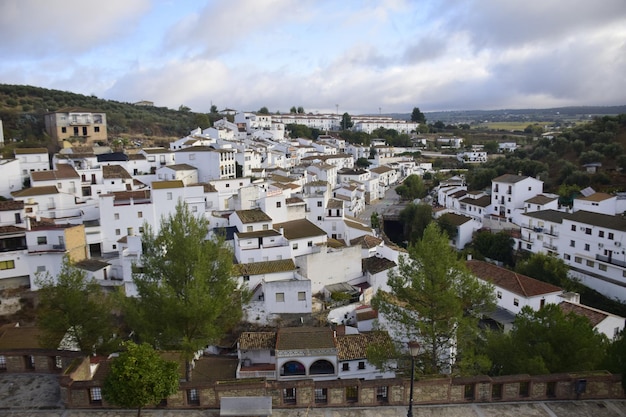 Setenil de las bodegas Spain 08 november 2019 Setenil de las Bodegas village one of the beautiful white villages of Andalusia Spain