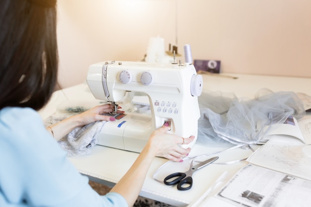 Sewing hobby, small business or startup concept