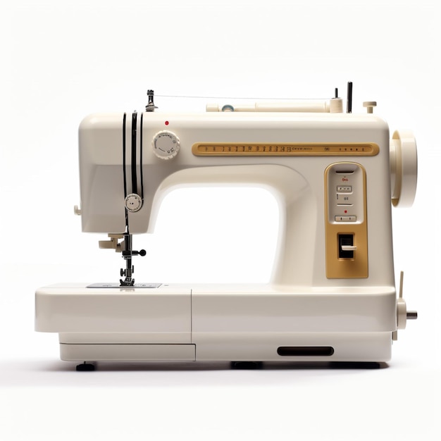 Sewing machine with white background high quality u