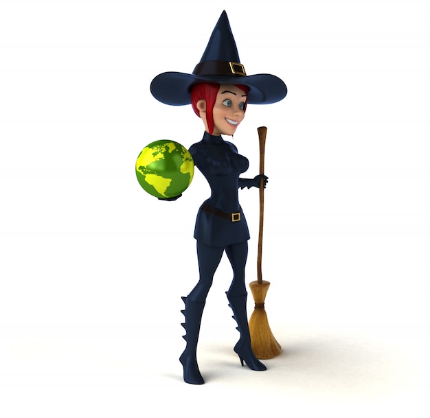 Sexy witch - 3D character