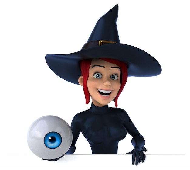 Sexy witch - 3D character