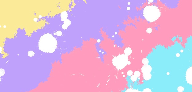 Shades of yellow purple pink blue spots artistic background